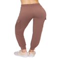 thumbnail image 3 of CHOK Pantalon Cargo Jogger Décontracté Super Doux pour Femmes Noir G, 3 of 6