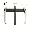 thumbnail image 1 of 1-Pack 4/6/8 Inch Two-Jaw Puller Bearing Release Lifter Bearing Removal Quick Disconnect Bushing Automotive Repair Tool ,High Adaptability, 1 of 7