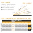 thumbnail image 4 of HOMCOM 5' Portable Wheelchair Ramp Aluminum Threshold Mobility Single-fold, 4 of 10