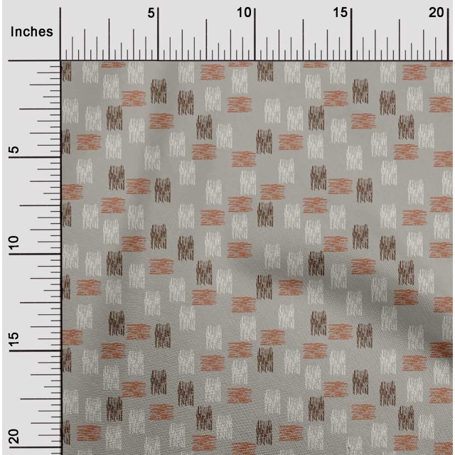oneOone Coton Flex Tissu Brosse Ikat Tissu Imprimé 40 Pouces de Large BTY