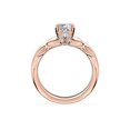 thumbnail image 4 of 1.15 Carat Excellent Princess Cut Real Diamond Latest Design Solitaire Engagement Ring for Ladies Solid 14K Rose Gold Size 7.5, 4 of 8