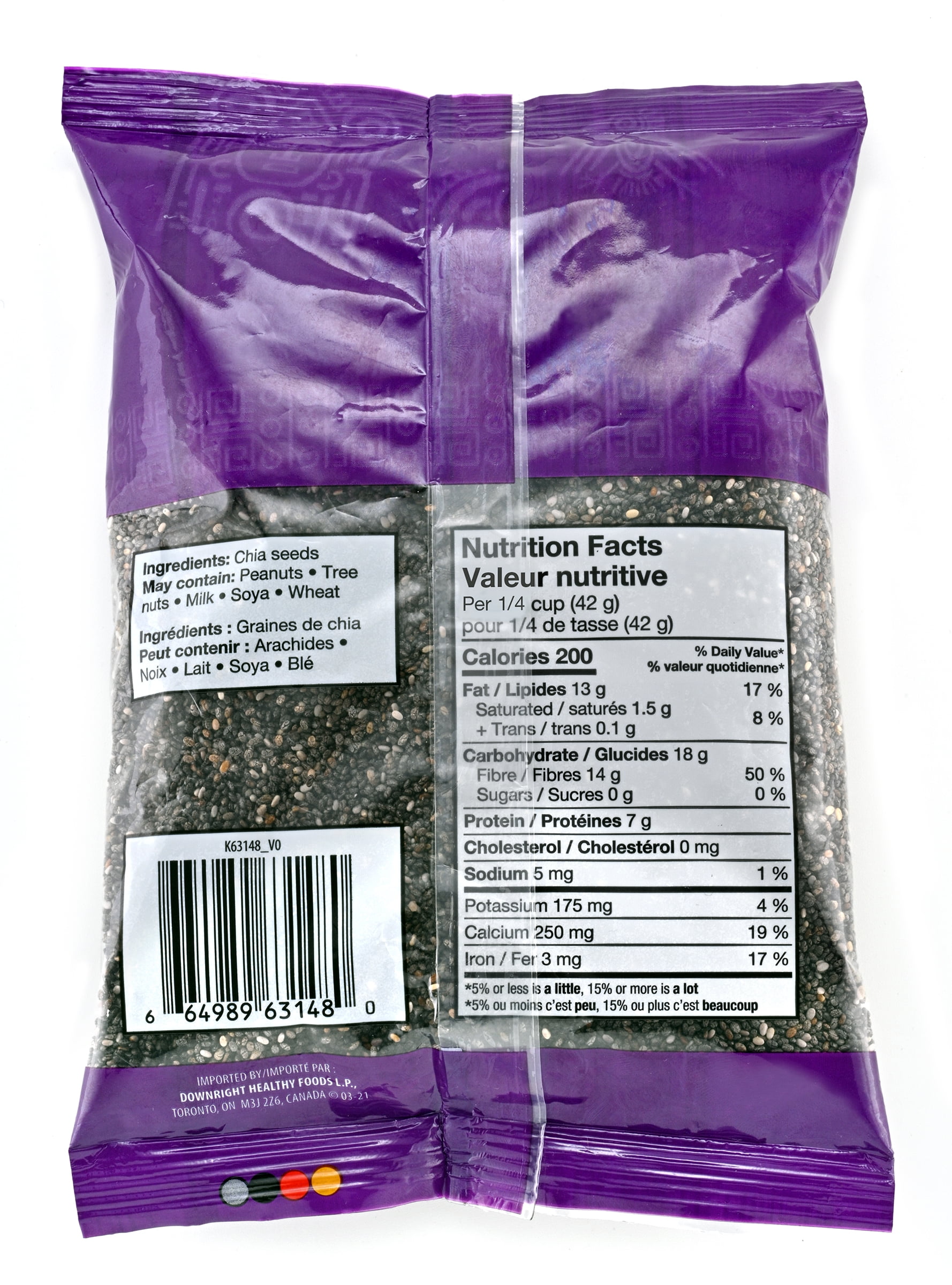 Joe's Tasty Travel Raw Organic Chia Seeds, Superfood Topping, 300 g