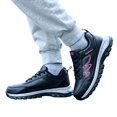 thumbnail image 3 of XIAQUJ Chaussures de Sport pour Femmes d'Automne Mode Plates Antidérapantes Imperméables à Lacets Design à Texture Simple Style Décontracté Espadrilles Mode pour Femmes Rose Vif 8(40), 3 of 9
