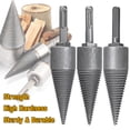 thumbnail image 2 of Log Wood Splitting Electric Hammer Drill Bit Splitter Cone Firewood Split, 2 of 8