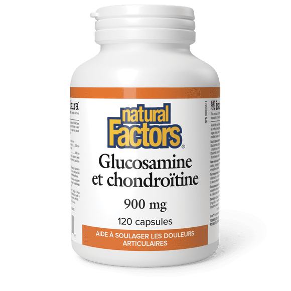 Natural Factors Glucosamine & Chondroitin 900 mg 120 Capsules