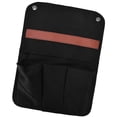 thumbnail image 2 of Camping Chair Armrest Storage Bag, Lightweight Portable Large Capacity Camping Chair Armrest Hanging Bag Multiple Pockets  For Beach For Outdoor Black, 2 of 8