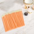 thumbnail image 5 of Unique Bargains 100 Pcs Disposable Barreled Solid Rod Lip Brush for Vacation Orange Plastic Flocking, 5 of 5