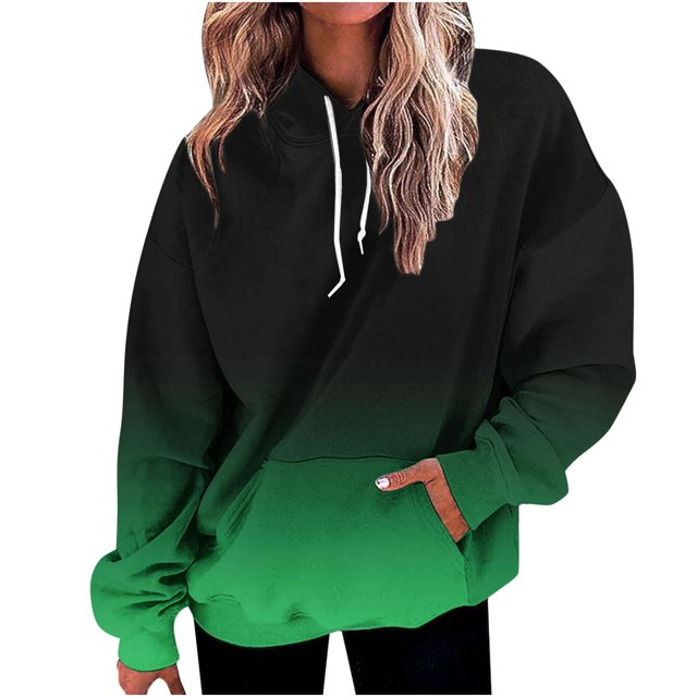 Birdeem Sweat à Capuche Imprimé Mode Manches Longues Automne et Hiver pour Femmes