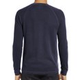 thumbnail image 2 of Innerwin Blouse Long Sleeve Mens Summer Tops Beach Solid Color Casual T Shirts Navy Blue L, 2 of 6