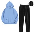 thumbnail image 4 of Yuyuzo Lot de 2 Pantalons de Jogging Taille Haute pour Femmes Automne avec Poches, 4 of 7