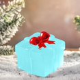 thumbnail image 4 of WRKEKC Clearance 12pcs Christmas Luminous Mini Gift Box Micro Small Ornaments Transparent Gift Box DIY Small Accessories, 4 of 6