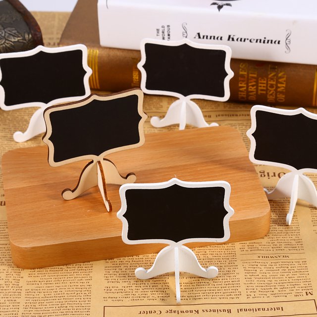 Rdeghly Chalkboard Mini Chalkboard Wooden Black Board Small Chalkboard For Office Home