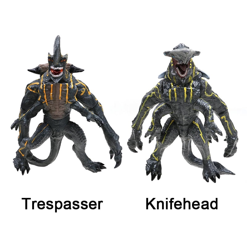 Amyove 2 PCs Pacific Rim Kaiju Knifehead/trespasser PVC Action