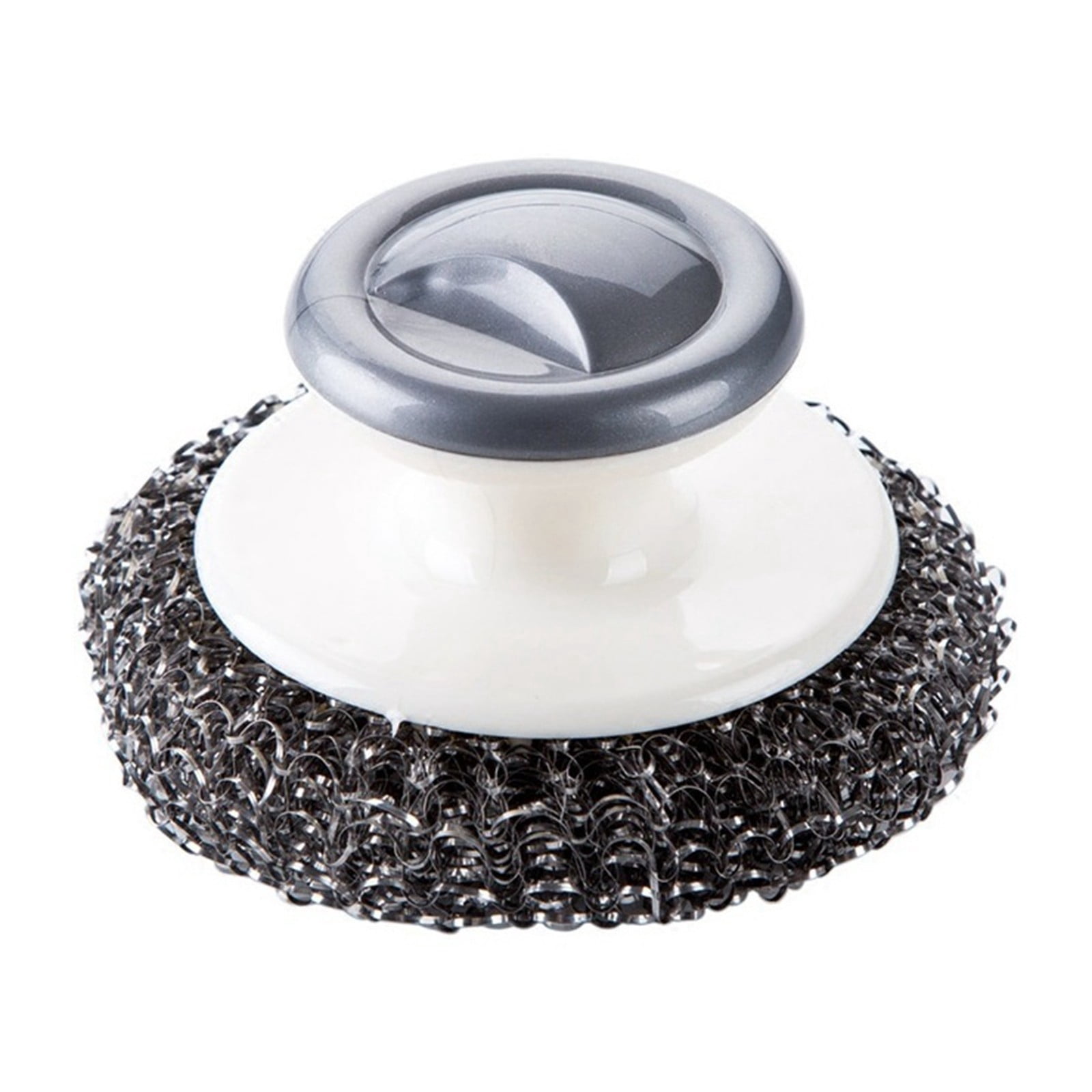 Steel Wool Brush Stainless Steel Brush Metal Scouring Pad Steel Wool Brush Tool For Cleaning Dishware Scrubbing Scouring Pad Pad For Kitchen Pots Pans And Dish Silicone Sponges for Washing Scrub Brush