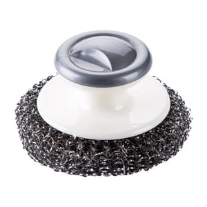 Pince à laine en acier Pince en acier inoxydable Pince de scouring en métal Pince au laine acier Outil pour nettoyer les vaisselles Sprabing Pad Pad pour les pots de cuisine Pans et éponges en silicone pour laver le pinceau