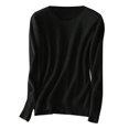 thumbnail image 1 of AherBiu Womens Long Sleeve Tops Basic Layer Top Tees Shirt Solid Color Crewneck Comfy Blouse, 1 of 3