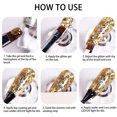 thumbnail image 4 of Glitter Gel Nail Polish Set,  LED Nail Gel Holographic Reflective Portable  for Home DIY, 4 of 8