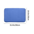 thumbnail image 3 of TopLLC Bathroom Rugs, Rugs for Living Room, Area Rug Thickened Fleece Floor Mats Quilted Kitchen Bathroom Foot Mats Solid Color Entrance Door Mats Foam Foot Mats 19.68x31.49in Blanket Blanket, 3 of 6