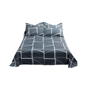 Bedding Ensembles de confort, ensembles de literie - Ensembles pour toutes les saisons 2 Oreillers 3 Ensemble de lits Pcs Descente Ensemble de feuilles Shrinkage et résistants à la fade Facile d'entretien, Ensembles de feuilles pleine taille