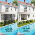 thumbnail image 3 of 72" H x 47" W Freestanding Metal Privacy Screen - Rustproof Weather-Resistant, 0.39" Gap Decorative Fence for Patio & Garden, 3 of 7