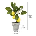 thumbnail image 5 of Fake Tree Fruit Simulation Lemon Bonsai Garden For Home Party Living Room Ornament Plants Potting, 5 of 5