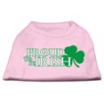 thumbnail image 1 of Proud To Be Irish Screen Print Shirt Light Pink  Med (12), 1 of 1