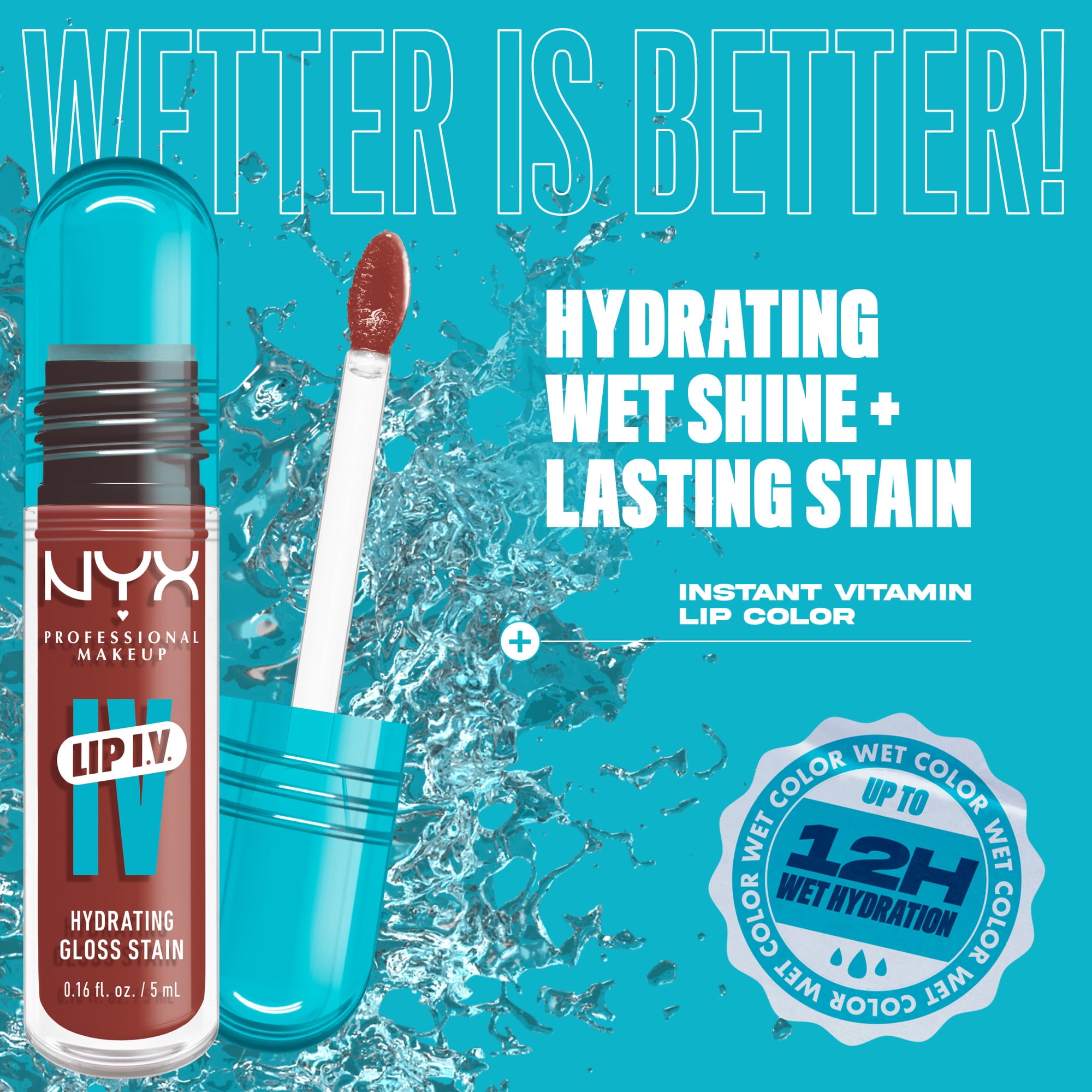 NYX Professional Makeup Sérum brillant à lèvres hydratant Lip IV