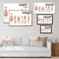 thumbnail image 4 of Designart Cute Christmas Animals Polar Bear Traditional Floating Frame Wall Art, 4 of 4