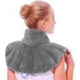 thumbnail image 1 of Microwave Heating Pad for Neck and Shoulders, Neck Pain Relief, Shoulder Pain Relief, Headache Relief, Stress Relief (Grey)_Special Gift, 1 of 3