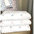 thumbnail image 4 of Effe Bebe Footprint Baby/Toddler Cotton Quilt (Light Pink) 36”x50”, 4 of 5