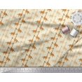 thumbnail image 3 of Soimoi Poly Georgette Fabric Giraffe Kids Printed Craft Fabric by The Yard 42 Inch Wide, 3 of 3