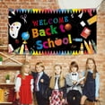 thumbnail image 3 of HOZADOIE Opening Season Banner Home Decor Back to Schoolback to School Opening Season Banner Opening School Background Cloth Decoration Colourful Flag, 3 of 6