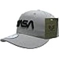 thumbnail image 3 of Rapid Dominance NAS5-WO-GRY Worm NASA Deluxe Cap, Gray - One Size, 3 of 3