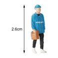 thumbnail image 2 of 1:64 People Figures Mini Deliveryman for Scenery Landscape 1/64 Hand Decoration Layout Style A, 2 of 8
