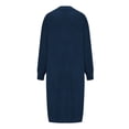 thumbnail image 4 of Yuyuzo Womens Plus Size Cardigans Cable Knit Sweater Jackets Long Sleeve Open Front V Neck Solid Color Outwear, 4 of 6