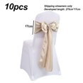 thumbnail image 2 of Set of 10 Chair Decorative Satin Sashes Bow Designed for Wedding Events Banquet Home Kitchen Decoration, 2 of 5
