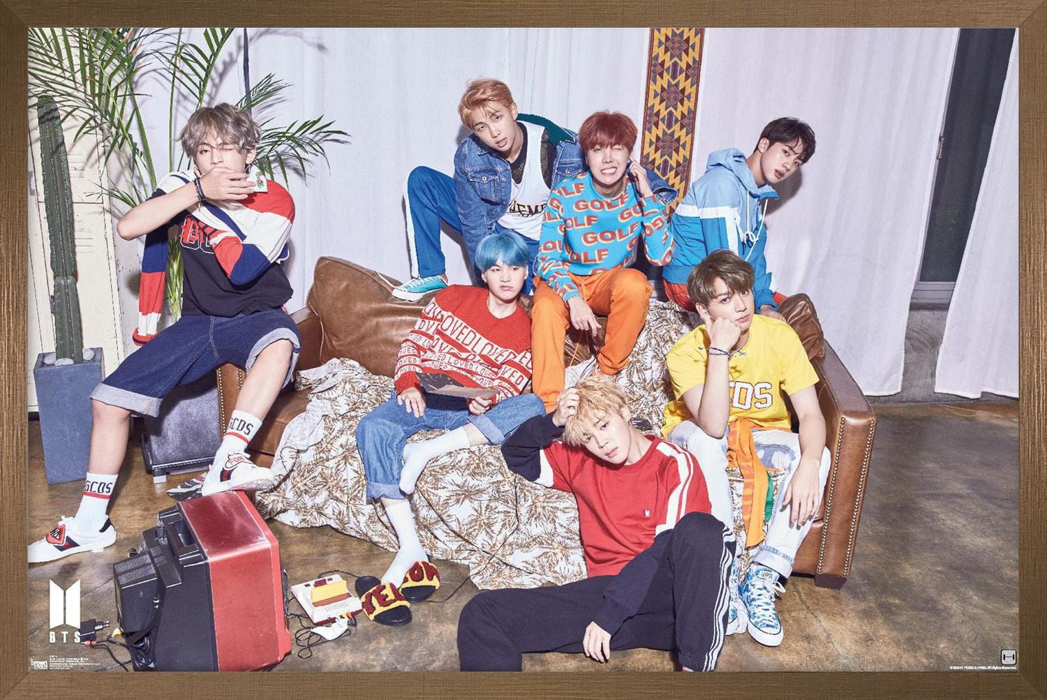 BTS - LOVE YOURSELF ? 'Her' Wall Poster, 22.375" x 34" Framed