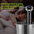 thumbnail image 4 of 1100W 110V US Plug Sous Vide Immersion Circulator with WIFI & Tuya APP Control, 304 Stainless Steel Slow Cooker, LCD Touchscreen, 25°C-95°C Temperature Range, ±0.2°C Stability, 4L-20L Bath Capacity,, 4 of 6