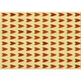 thumbnail image 1 of Ahgly Company Machine Washable Indoor Rectangle Transitional Orange Area Rugs, 2' x 3', 1 of 7