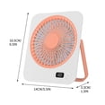 thumbnail image 2 of 2025 Desktop Fan Home Office Outdoor Camping Portable Wall Mounted Fan Digital Display -thin Small Fan, 2 of 6