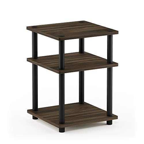 Furinno 15095CWN/BK Turn-N-Tube Easy Assembly Multipurpose Shelf, Columbia Walnut/Black