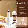 thumbnail image 1 of Black Friday Deals 2022 TIMIFIS Kitchen Gadgets Milk Frother, Rechargeable Hand-Held Electric Milk Frother 3 Change USB Charging Can Be Used ForBulletproof Coffee Protein Drinks Matcha Coffee Whisk, 1 of 5