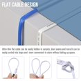 thumbnail image 5 of Cat 7 Ethernet Patch Cable 3ft 6 Pack (Highest Speed Cable) Cat7 Flat Shielded Ineternet Network Cables for Modem,, 5 of 5