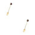 thumbnail image 2 of Transemion 1/2/3/5 Cartoon Adorable Restaurant Hotel Tableware Portable Washable Stainless Steel Stirring Mixing Dinnerware Cake Flatware Donut Fork Coffee 2PCS, 2 of 6