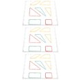 thumbnail image 1 of MesaSe Translucent Geoboards with Rubber Bands (3 Sets) - Math Manipulative Toys, 1 of 7