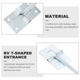 thumbnail image 4 of LEEYNEER RV T Shape Door Retainer Stainless Steel Lock Secure Camping 1Set, 4 of 6