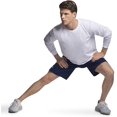 thumbnail image 3 of Russell Athletic Essential 60/40 Performance Long Sleeve T-Shirt, XL, White, 3 of 4