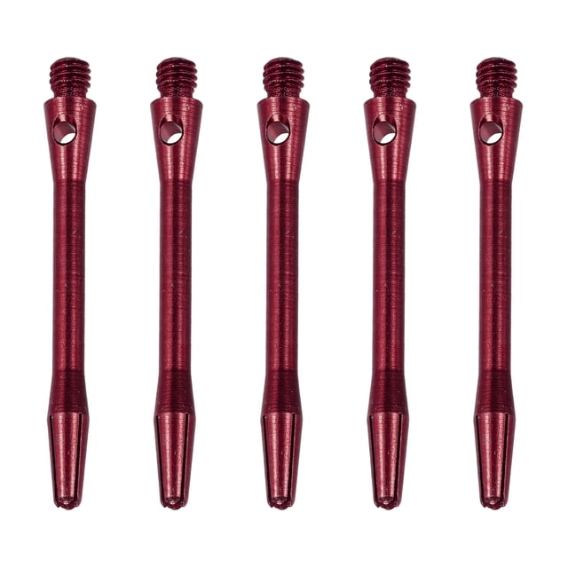 Uxcell Aluminum Dart Shafts 15 Pack Medium 2BA Thread Dart Stems Red 45mm
