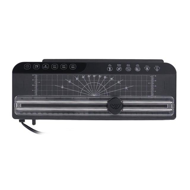 A4 to 3 Inches Laminator Machine, Multifunctional Hot and Cold Thermal Laminator for Photos Menus Documents, Portable Paper Card Lamination Machine for Home School Office