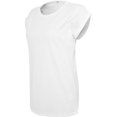 thumbnail image 3 of Build Your Brand T-Shirt à Épaules Prolongées pour Femmes, 3 of 6